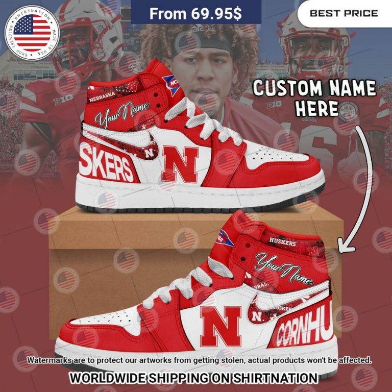 Nebraska Cornhuskers Custom Air Jordan 1 You look so healthy and fit