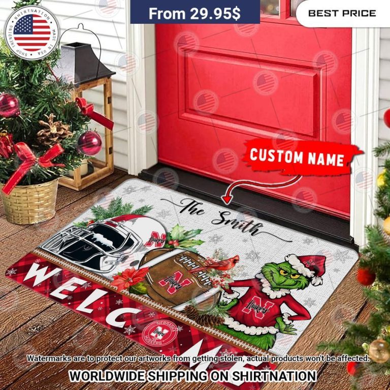 nebraska cornhuskers grinch christmas welcome personalized doormat 3 610.jpg