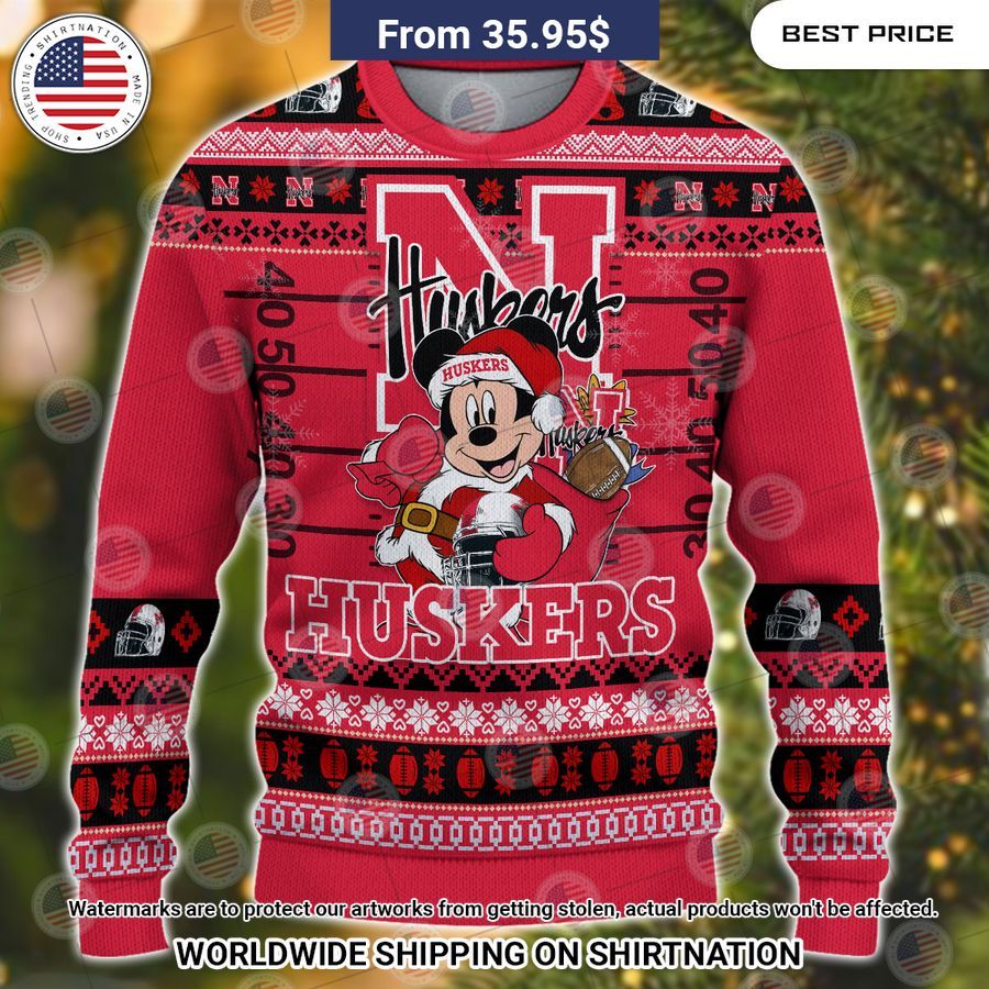 nebraska cornhuskers mickey mouse christmas sweater 2 186.jpg