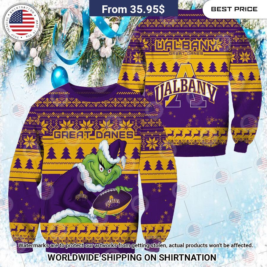 NEW Albany Great Danes Grinch Christmas Sweater Have you joined a gymnasium?