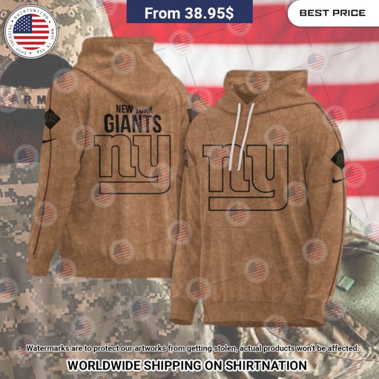 New York Giants 2023 Salute To Service Hoodie Handsome as usual