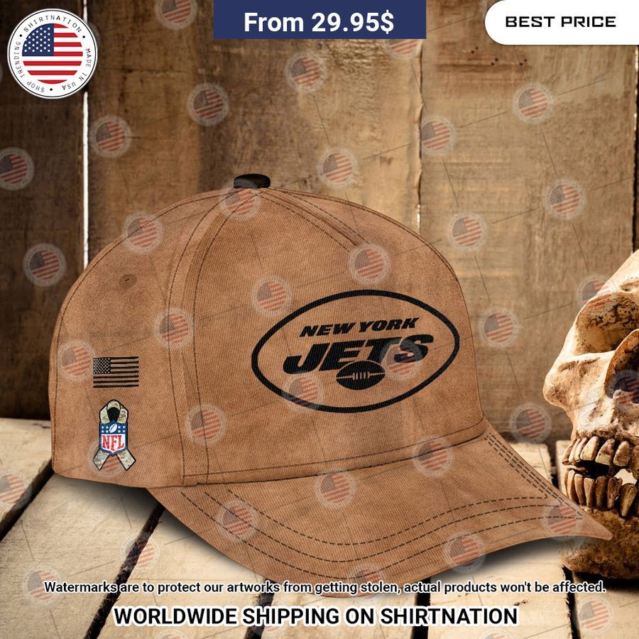 New York Jets Salute To Service Cap Beauty is power; a smile is its sword.
