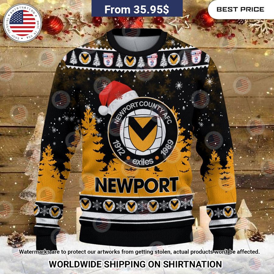 Newport County Christmas Sweater Long time