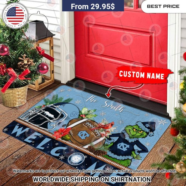 north carolina tar heels grinch christmas welcome personalized doormat 3 736.jpg