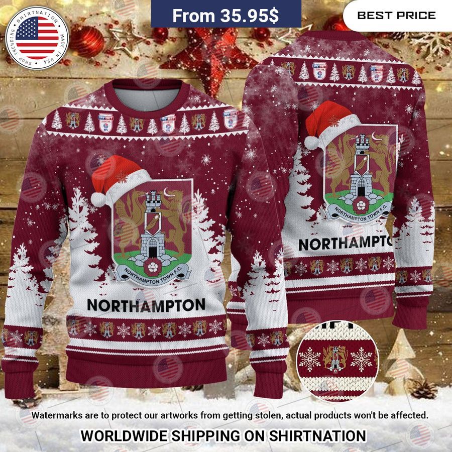 Northampton Town F.C Christmas Sweater You tried editing this time?