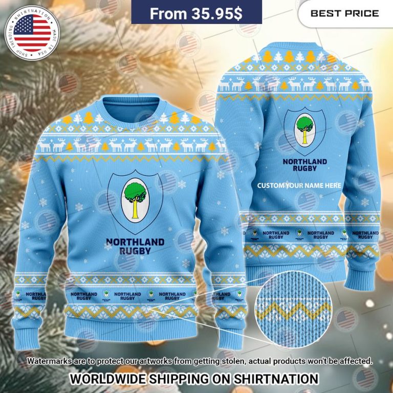 Northland Taniwha Custom Christmas Sweater Cutting dash