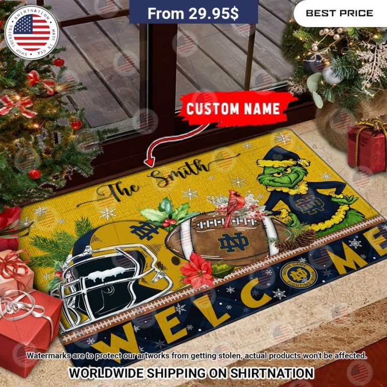 notre dame fighting irish grinch christmas welcome personalized doormat 1 195.jpg