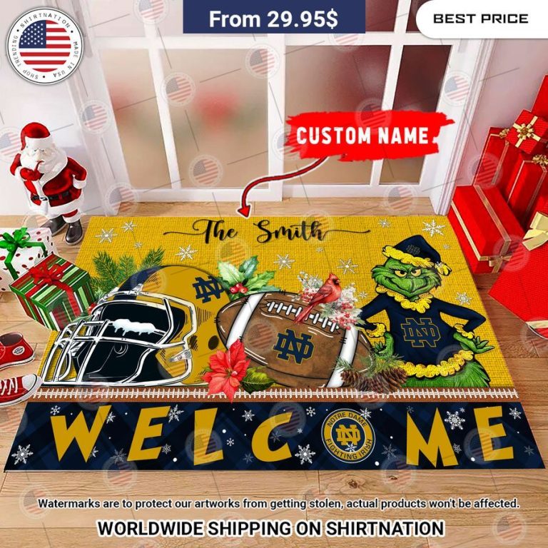 notre dame fighting irish grinch christmas welcome personalized doormat 2 111.jpg