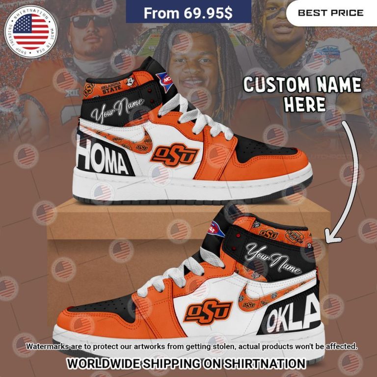 Oklahoma State Cowboys Custom Air Jordan 1 It is too funny