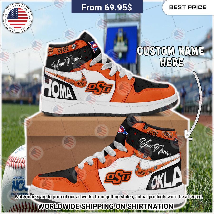 Oklahoma State Cowboys Custom Air Jordan 1 This is awesome and unique
