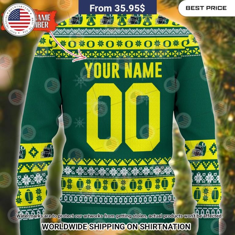 Oregon Ducks Mickey Mouse Christmas Sweater Nice place and nice picture