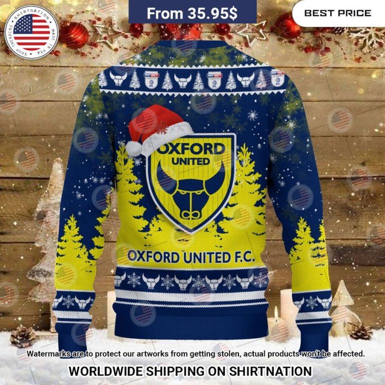 Oxford United Christmas Sweater Royal Pic of yours