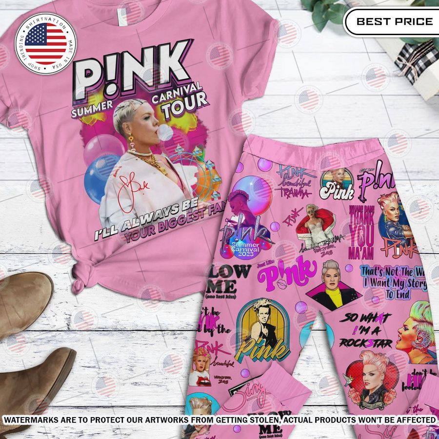 P!nk Summer Carnival Tour Pajamas Set Have you joined a gymnasium?