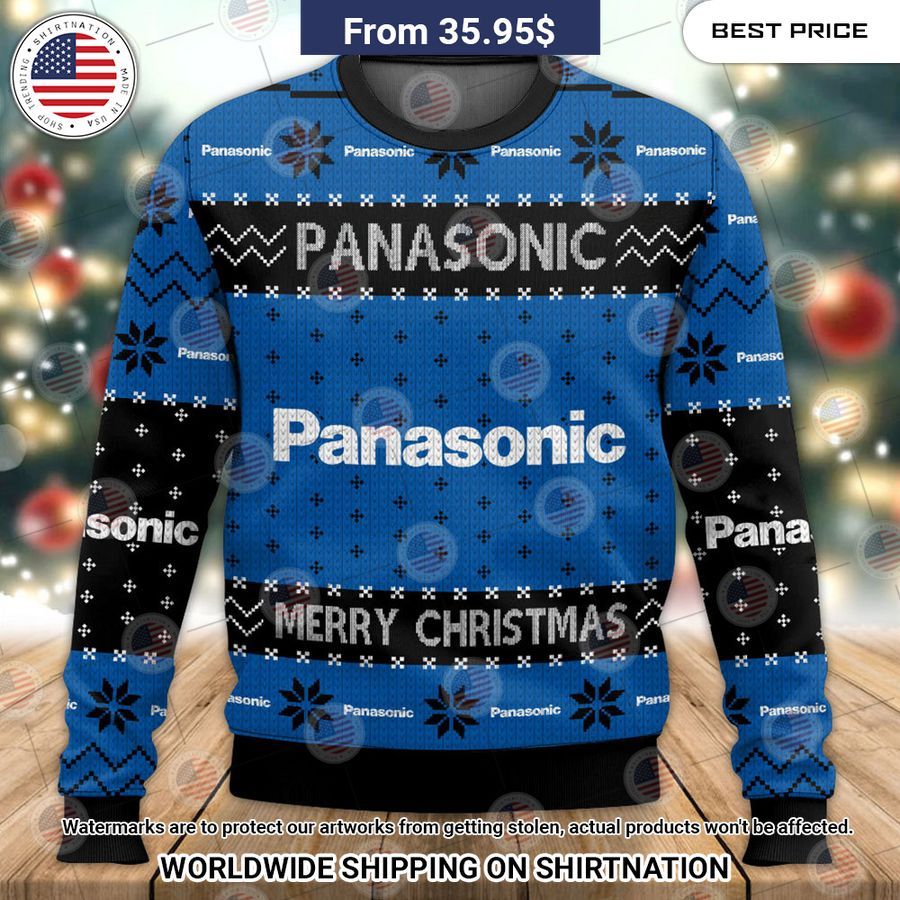 Panasonic Camera Christmas Sweater Best couple on earth