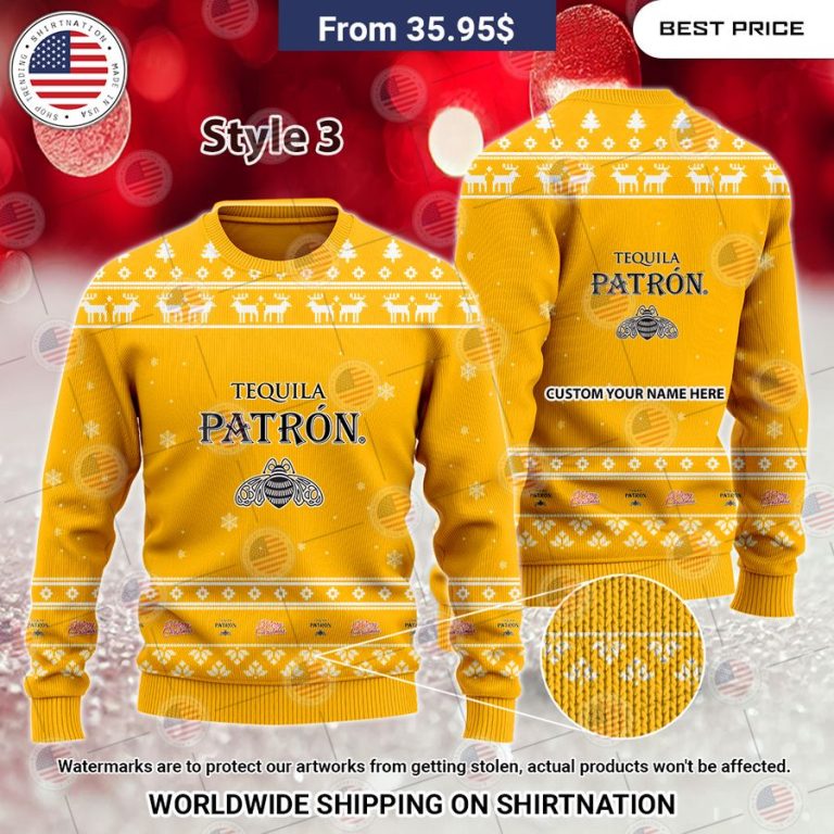 Patron Custom Christmas Sweaters This is awesome and unique