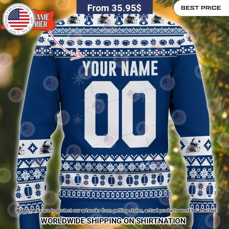 Penn State Nittany Lions Mickey Mouse Christmas Sweater Handsome as usual