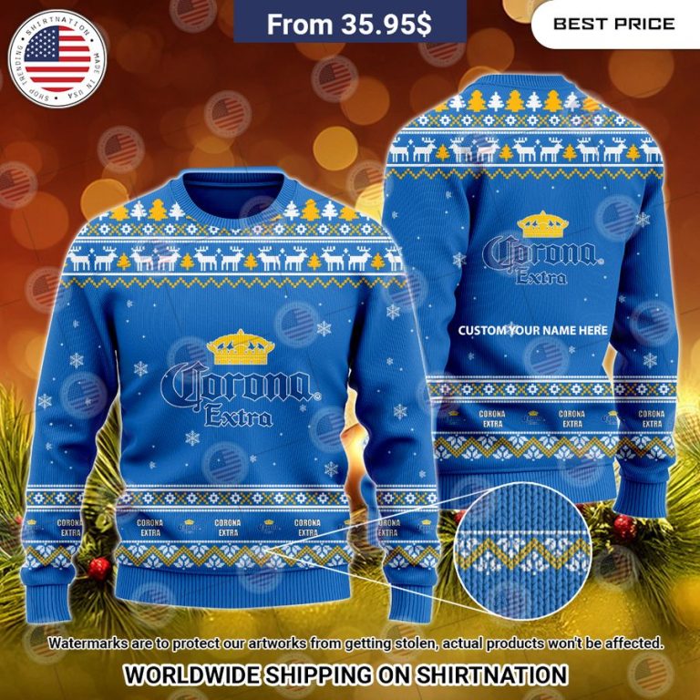 Personalized Corona Extra Christmas Sweater Wow! This is gracious