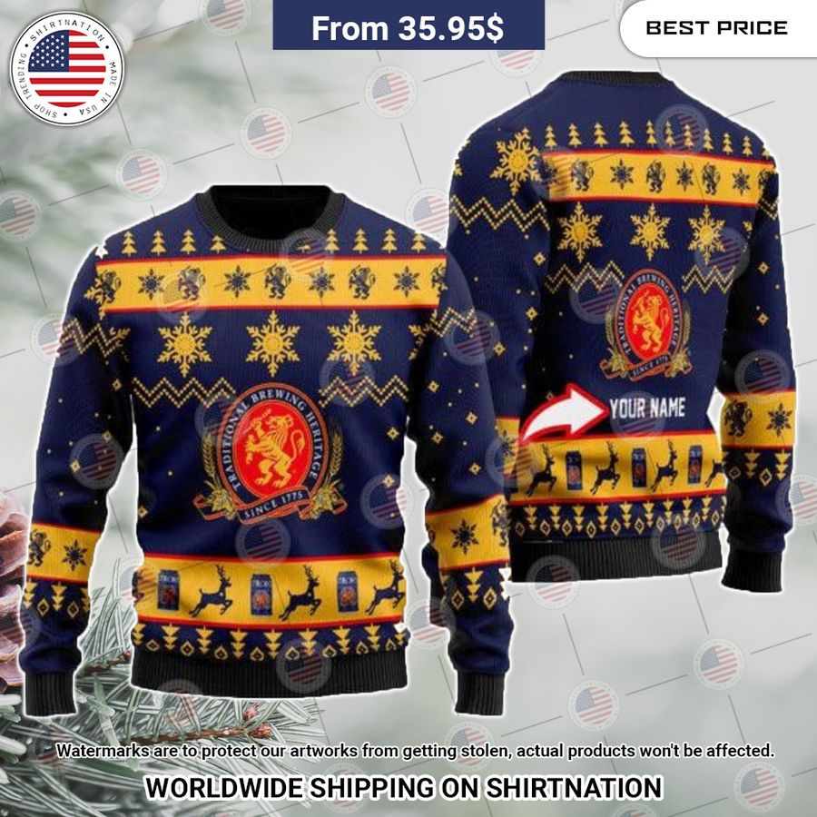 Personalized Stroh’s Beer Christmas Sweater Looking so nice