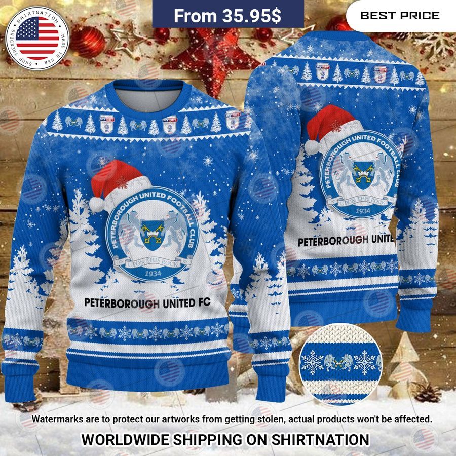 Peterborough United F.C Christmas Sweater Nice bread, I like it