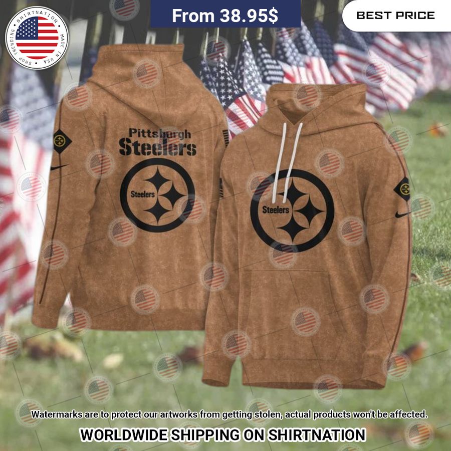 Pittsburgh Steelers 2023 Salute To Service Hoodie Natural and awesome