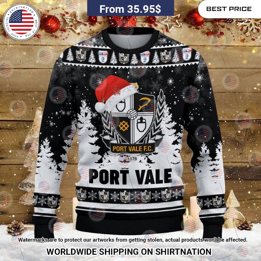 Port Vale Christmas Sweater Great, I liked it