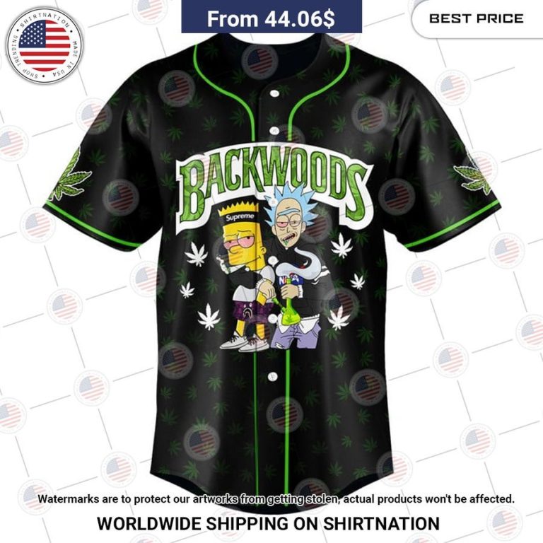 Rick and Bart Best Buds Backwoods Weed Baseball Jersey My friends!