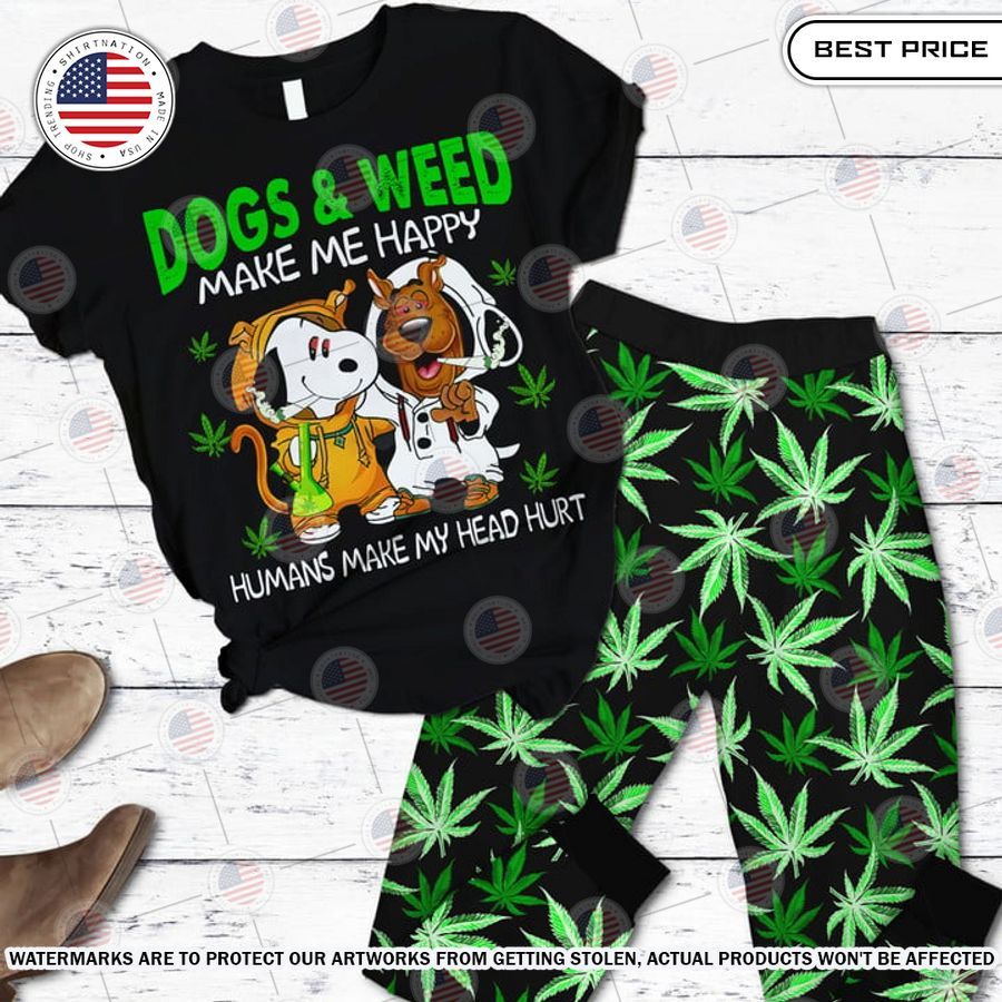 scooby doo and snoopy dogs and weed make me happy pajamas set 1 235.jpg