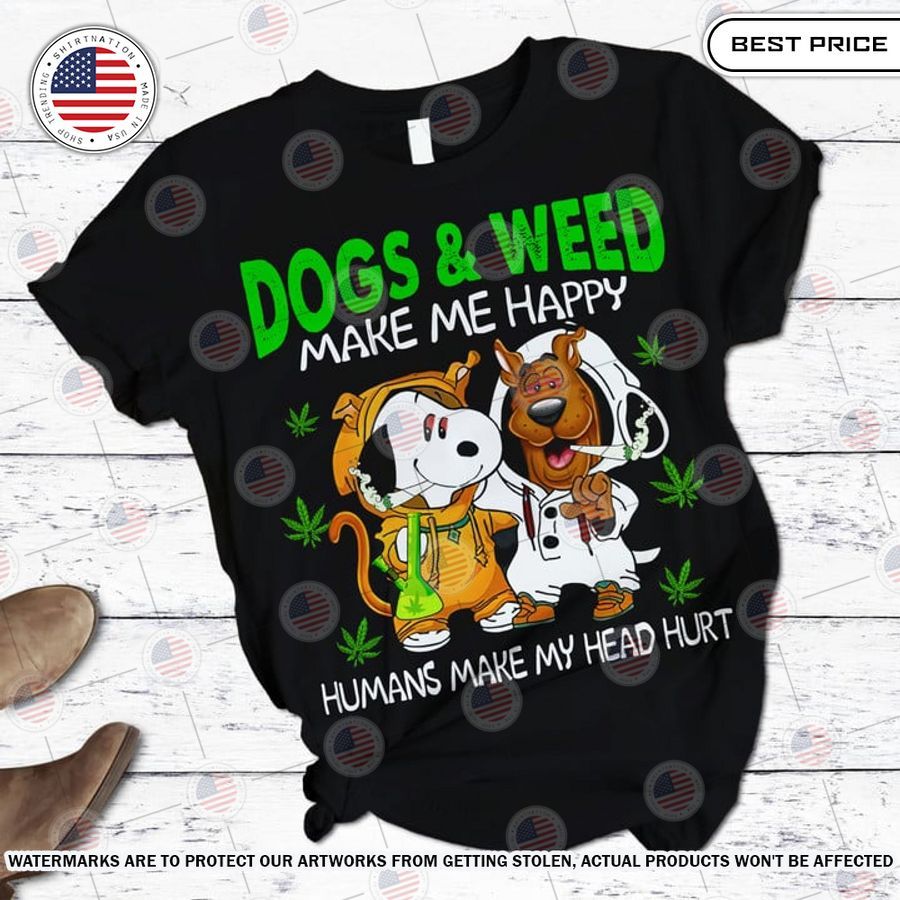 scooby doo and snoopy dogs and weed make me happy pajamas set 2 741.jpg