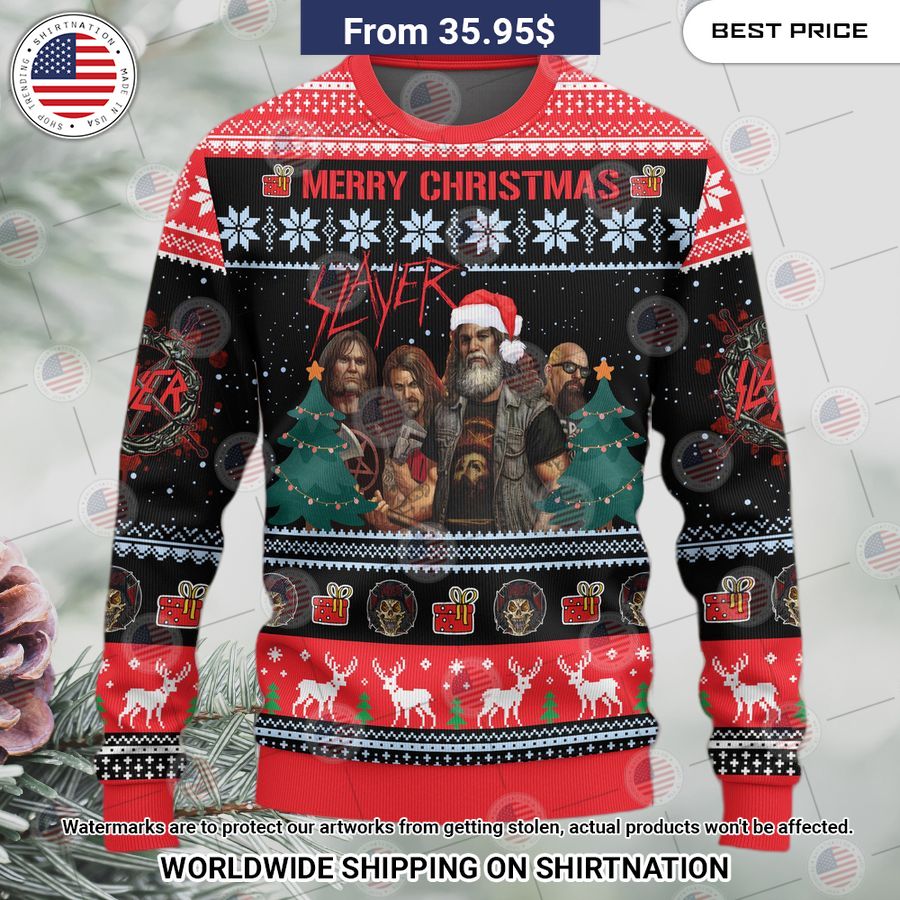 Slayer Merry Christmas Sweater Best picture ever