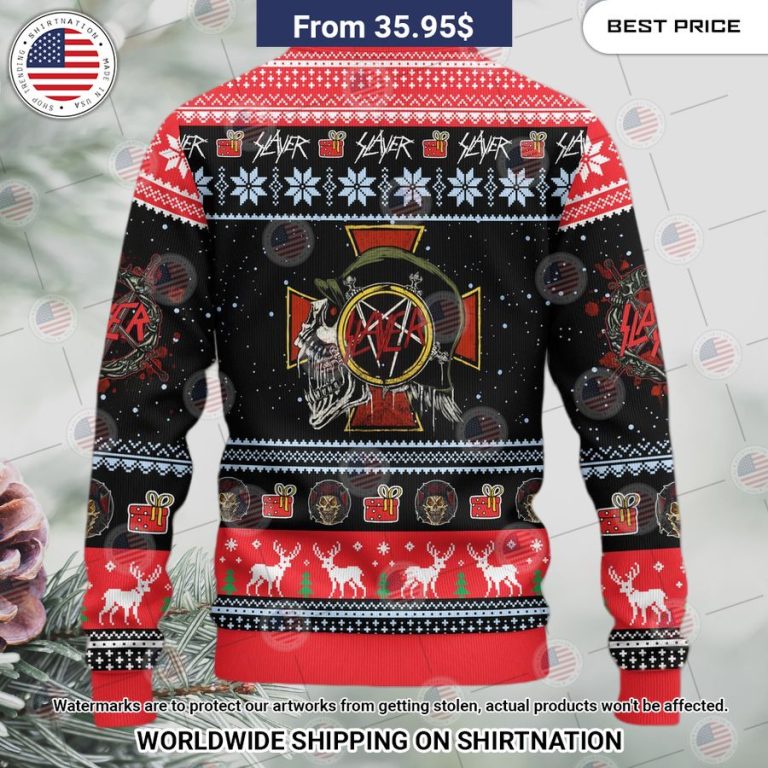 Slayer Merry Christmas Sweater You look so healthy and fit