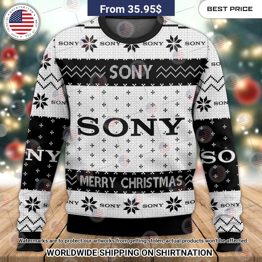 Sony Camera Christmas Sweater Unique and sober