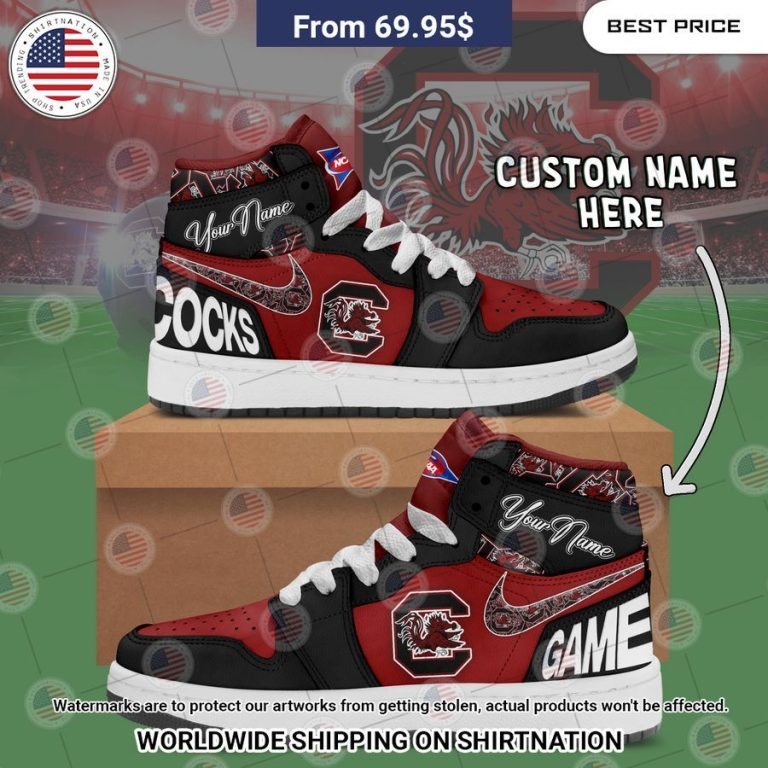 South Carolina Gamecocks Custom Air Jordan 1 Nice elegant click