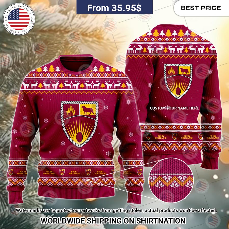 Southland Stags Custom Christmas Sweater Your beauty is irresistible.