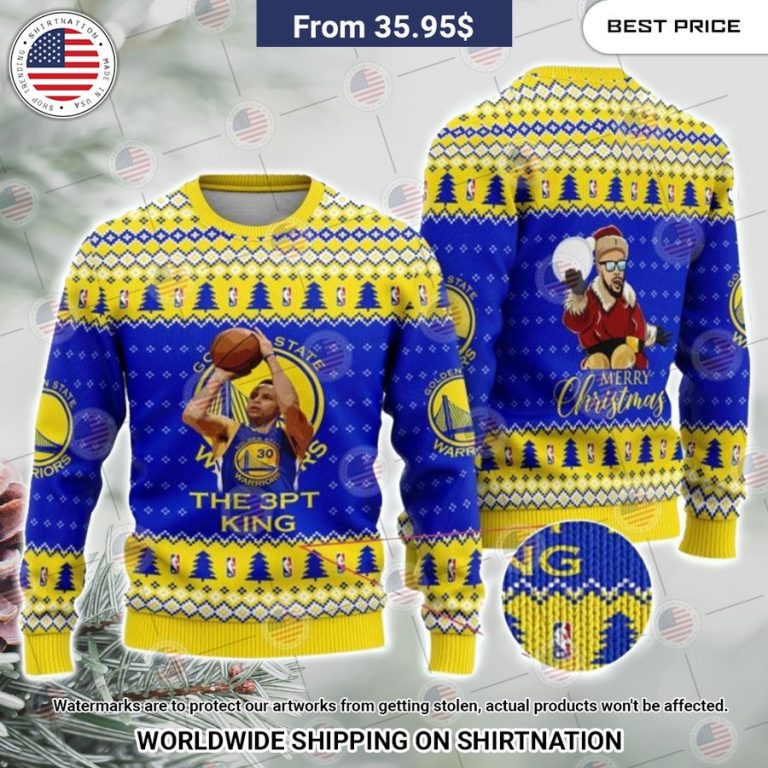 Stephen Curry Golden States Warriors Merry Christmas Sweater Heroine