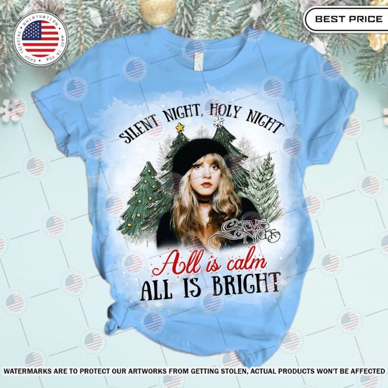 Stevie Nicks Silent Night Holy Night Pajamas Set Nice bread, I like it