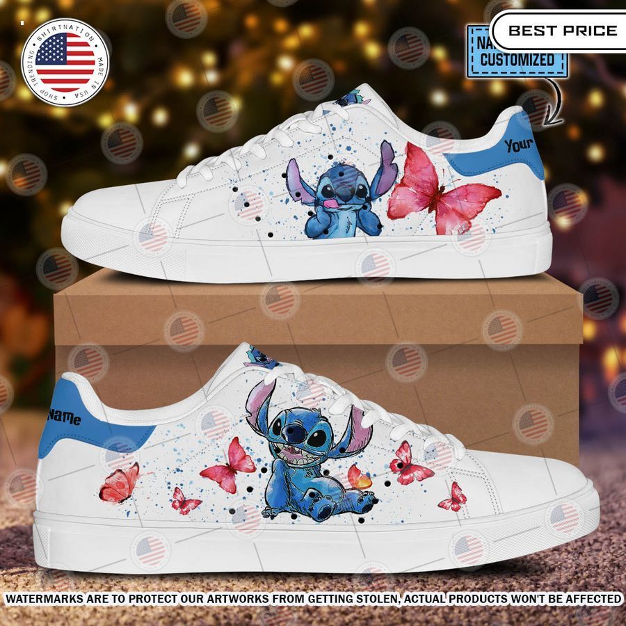 Stitch Butterfly Custom Stan Smith Shoes Royal Pic of yours
