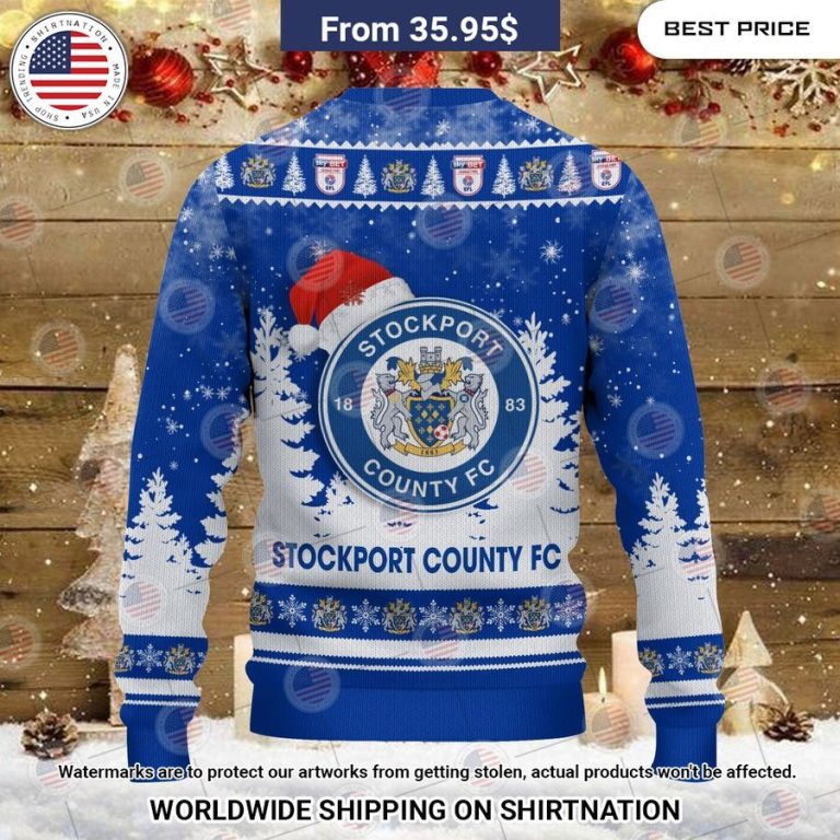 Stockport County FC Christmas Sweater My favourite picture of yours