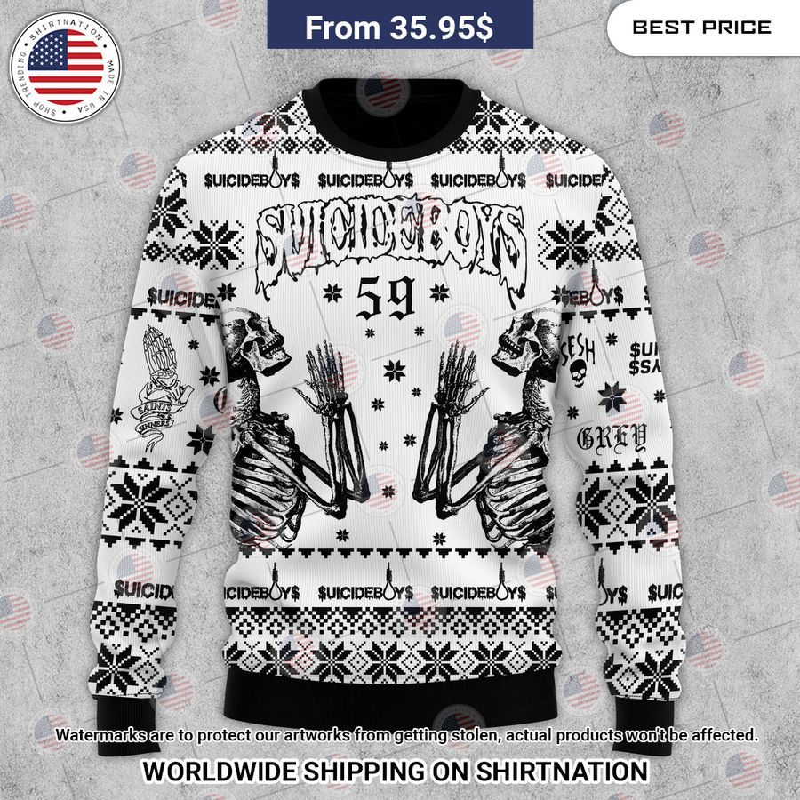 Suicideboys G59 Christmas Sweater Unique and sober