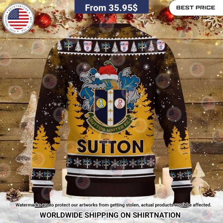 Sutton United Christmas Sweater Good click