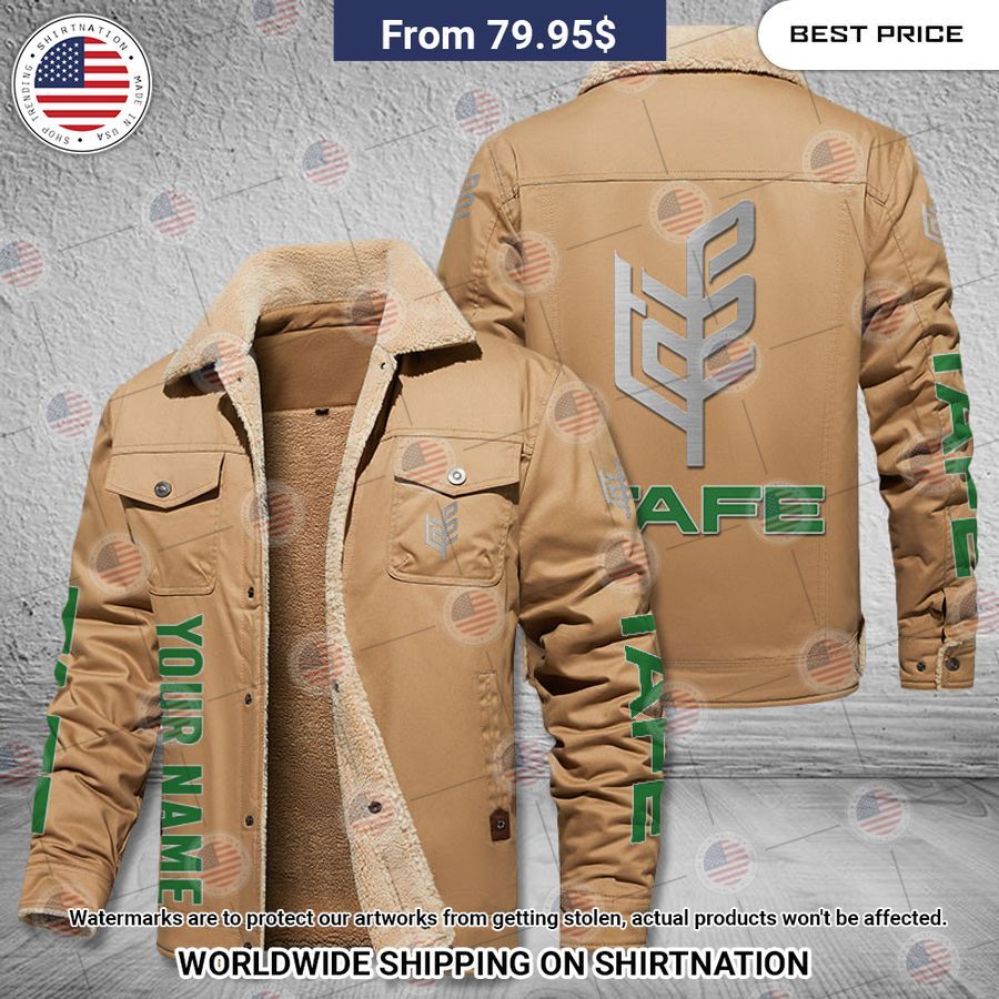 Tafe Custom Name Fleece Leather Jacket You are always amazing