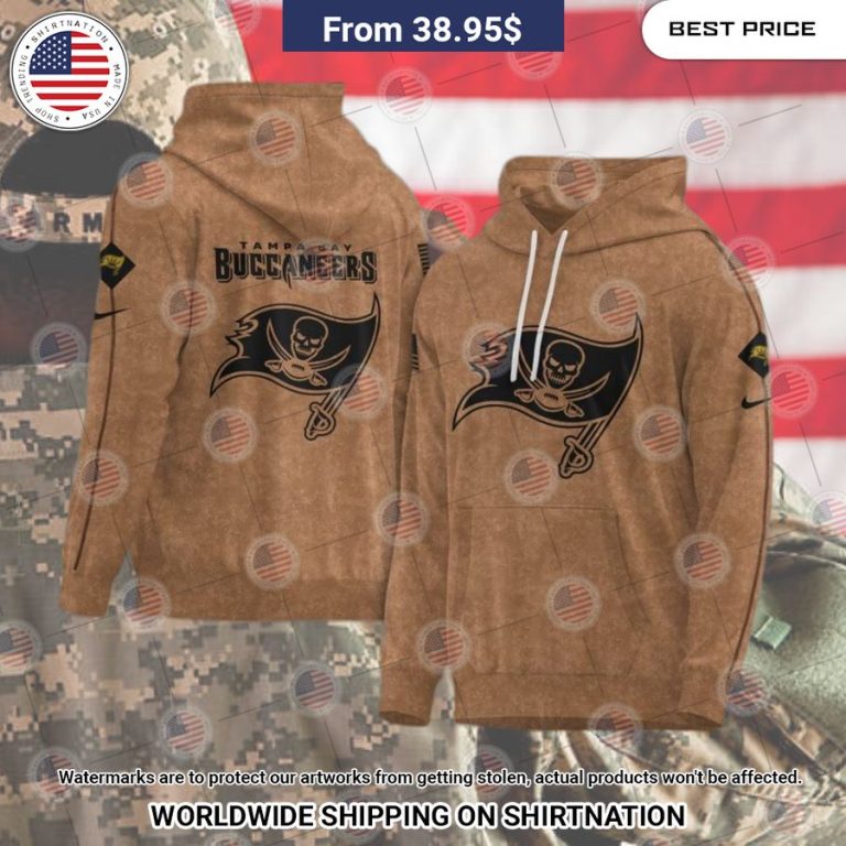 Tampa Bay Buccaneers 2023 Salute To Service Hoodie Unique and sober