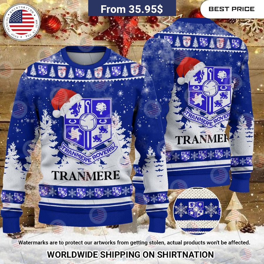 Tranmere Rovers Christmas Sweater Out of the world