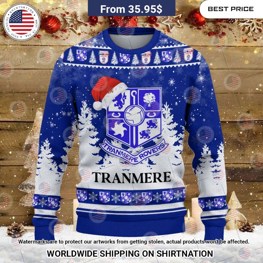 Tranmere Rovers Christmas Sweater Out of the world