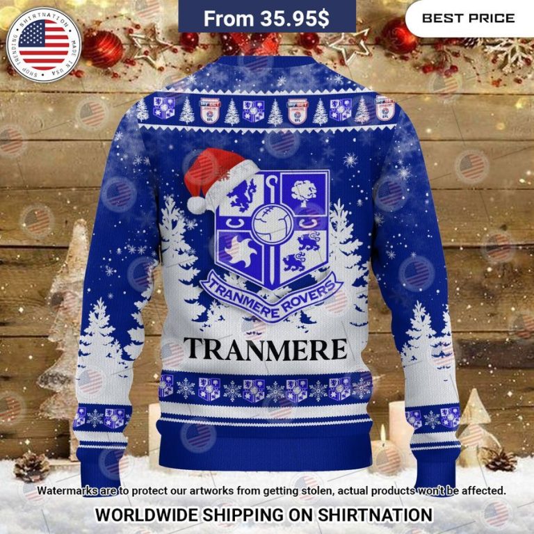 Tranmere Rovers Christmas Sweater Stunning