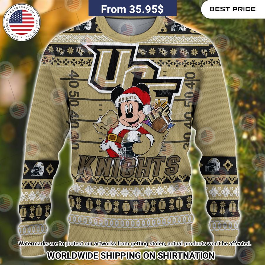 UCF Knights Mickey Mouse Christmas Sweater You look fresh in nature