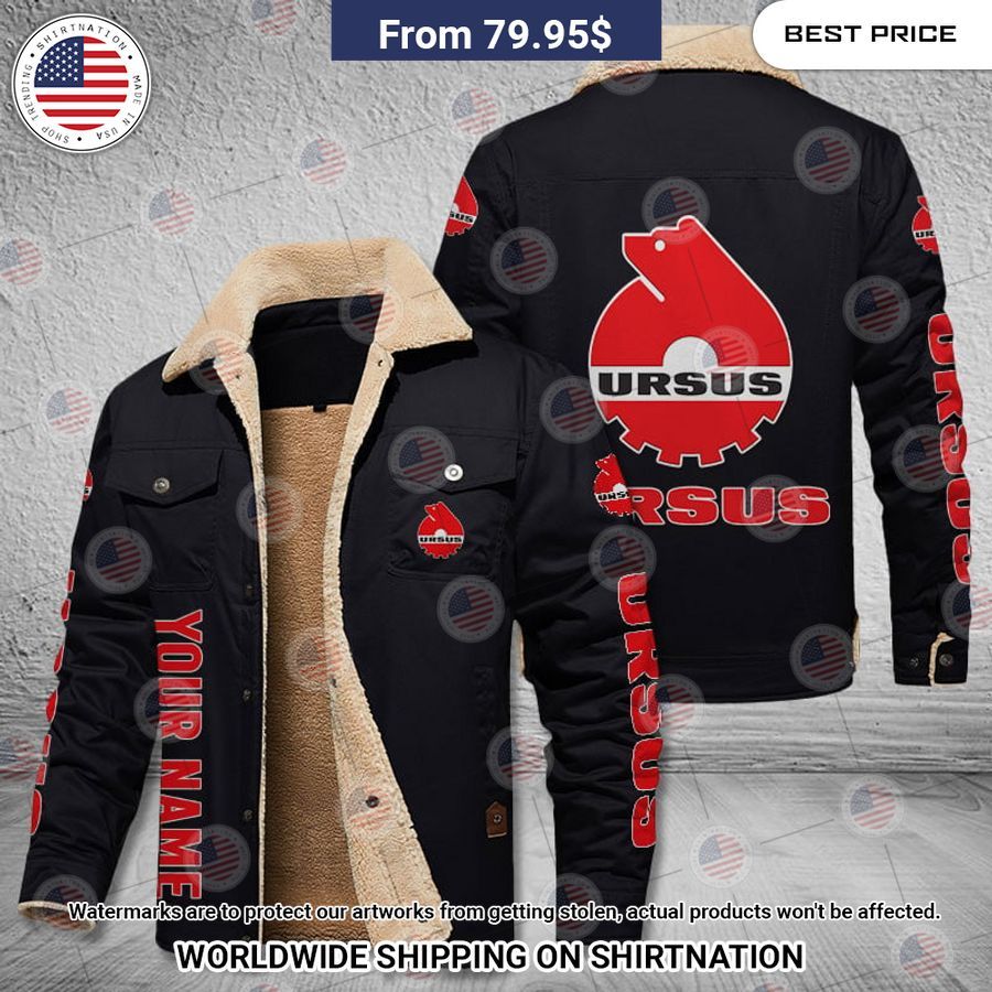 Ursus Custom Name Fleece Leather Jacket How did you learn to click so well