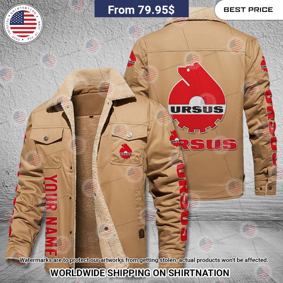 Ursus Custom Name Fleece Leather Jacket This is your best picture man