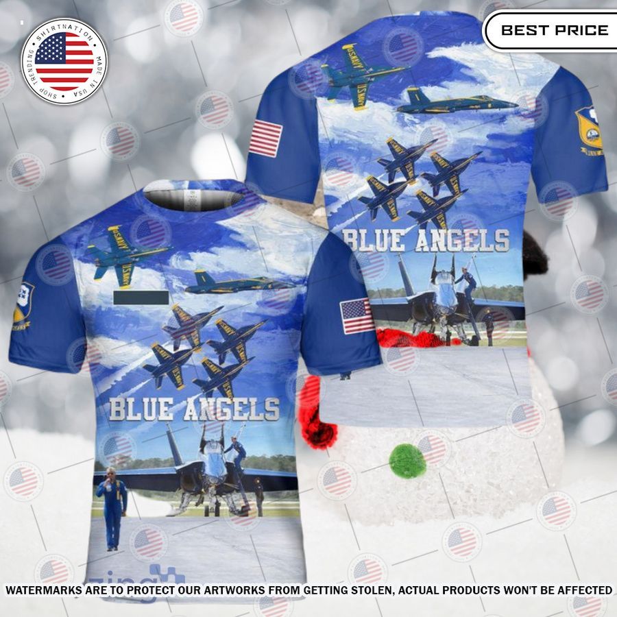 US Navy Blue Angels T Shirt Such a charming picture.
