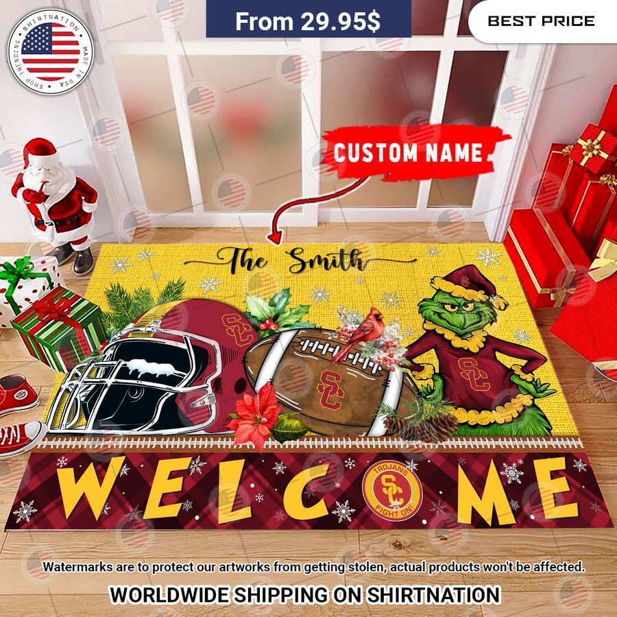 usc trojans grinch christmas welcome personalized doormat 2 536.jpg