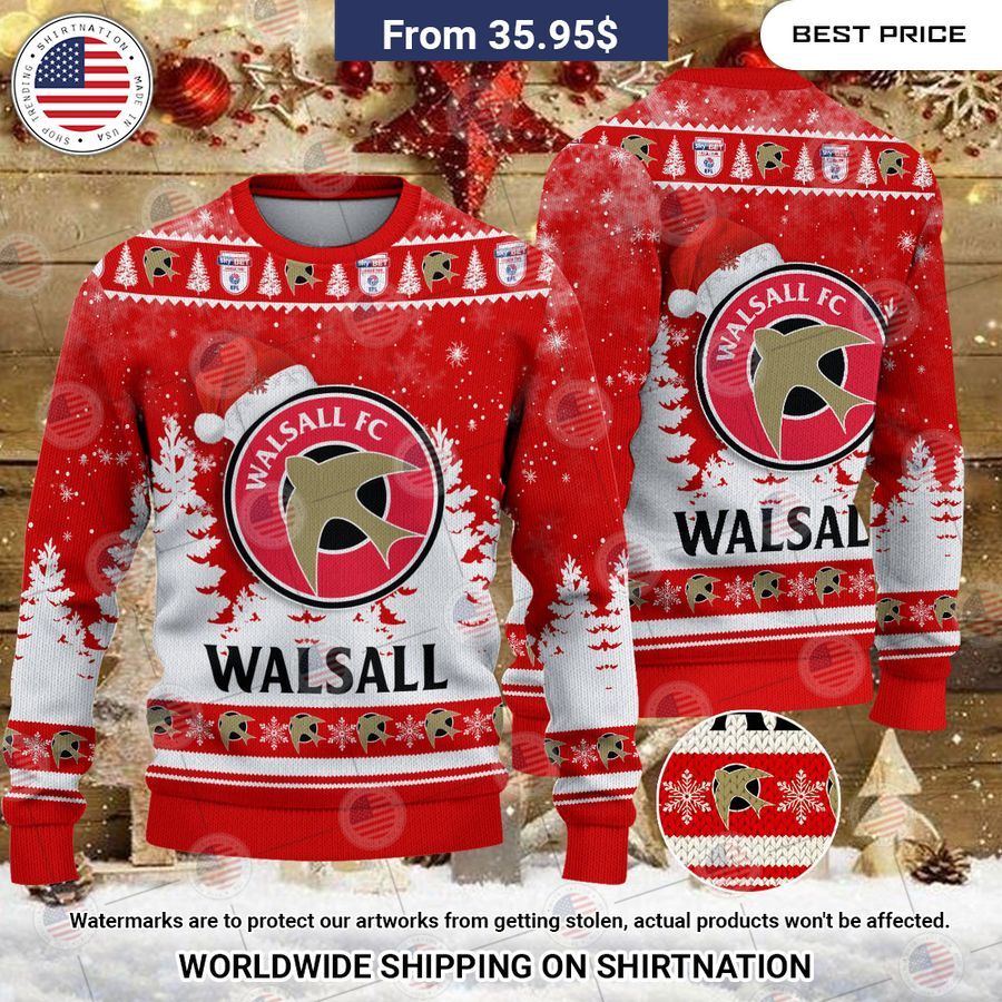 Walsall FC Christmas Sweater Loving, dare I say?